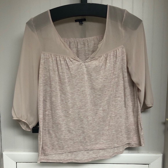 American Eagle 3/4 Length Sleeve Top